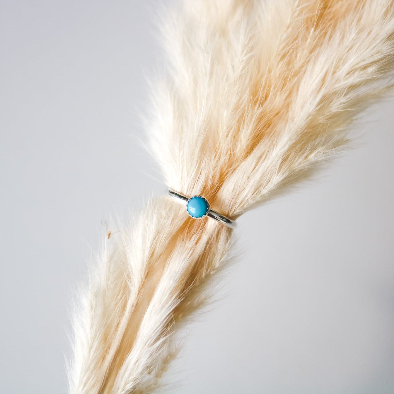 Sandia Stacking Ring in Turquoise // Made to Order