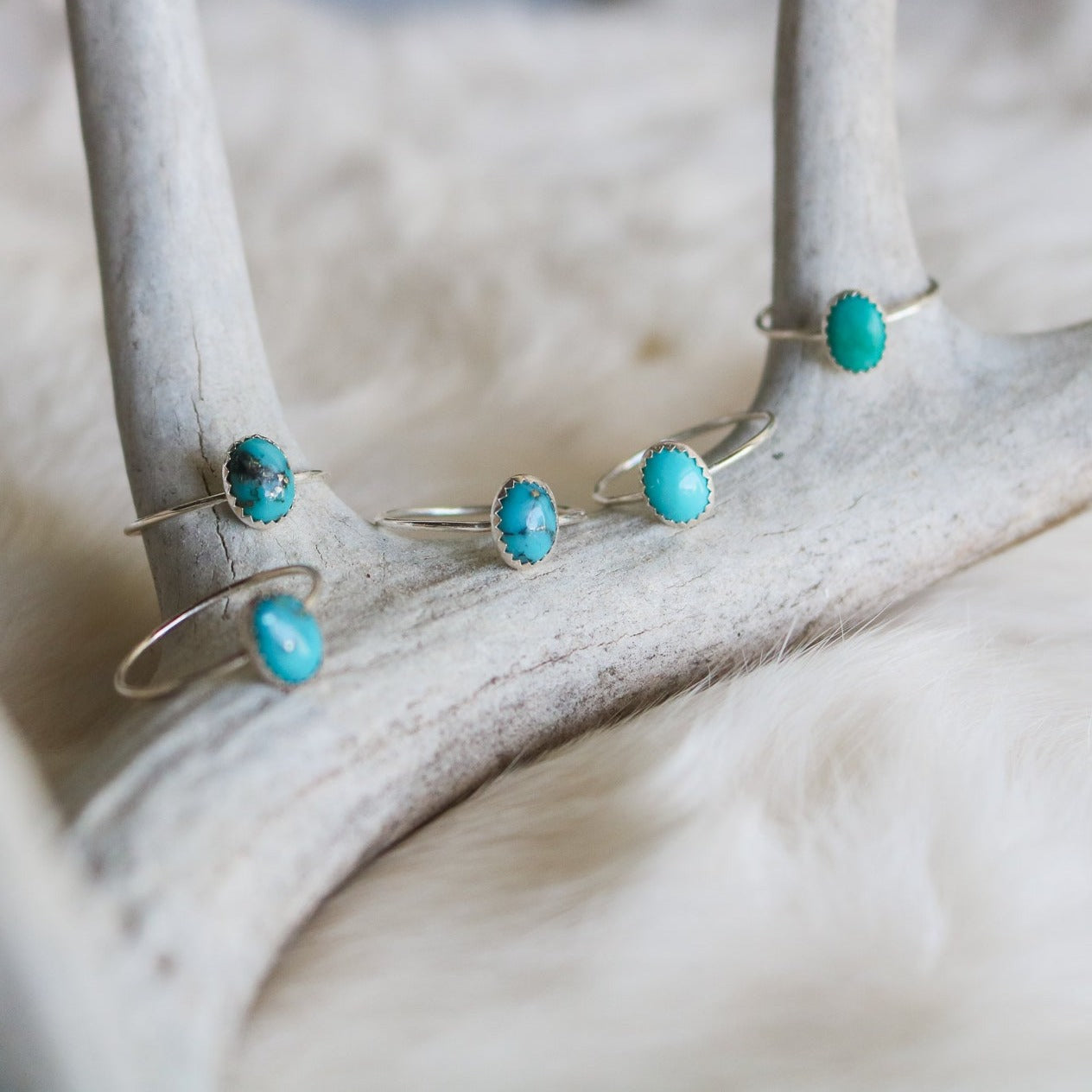 Durango Stacking Ring in Turquoise
