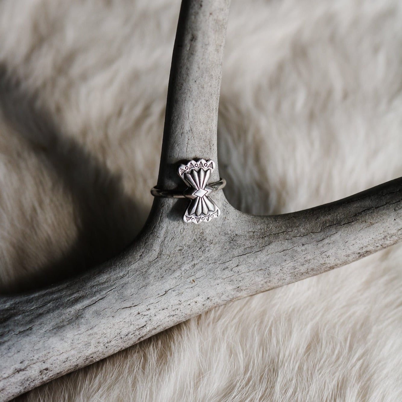 Butterfly Concho Stacking Ring