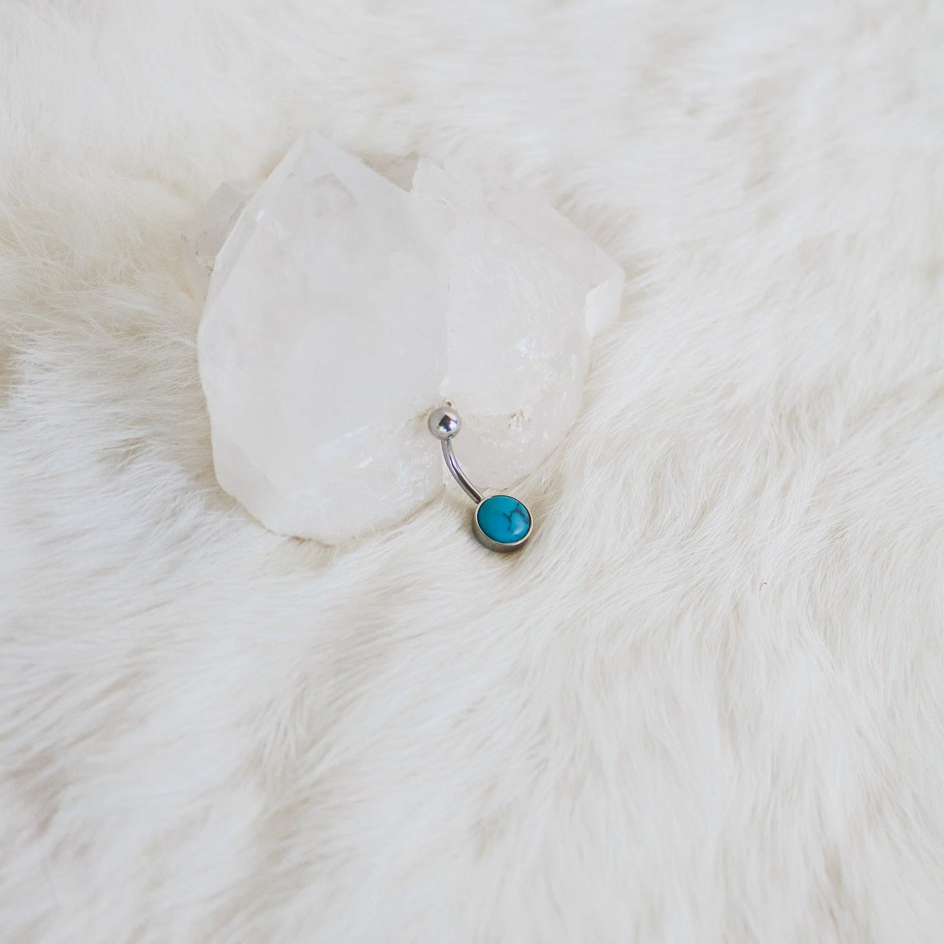 Turquoise Belly Ring