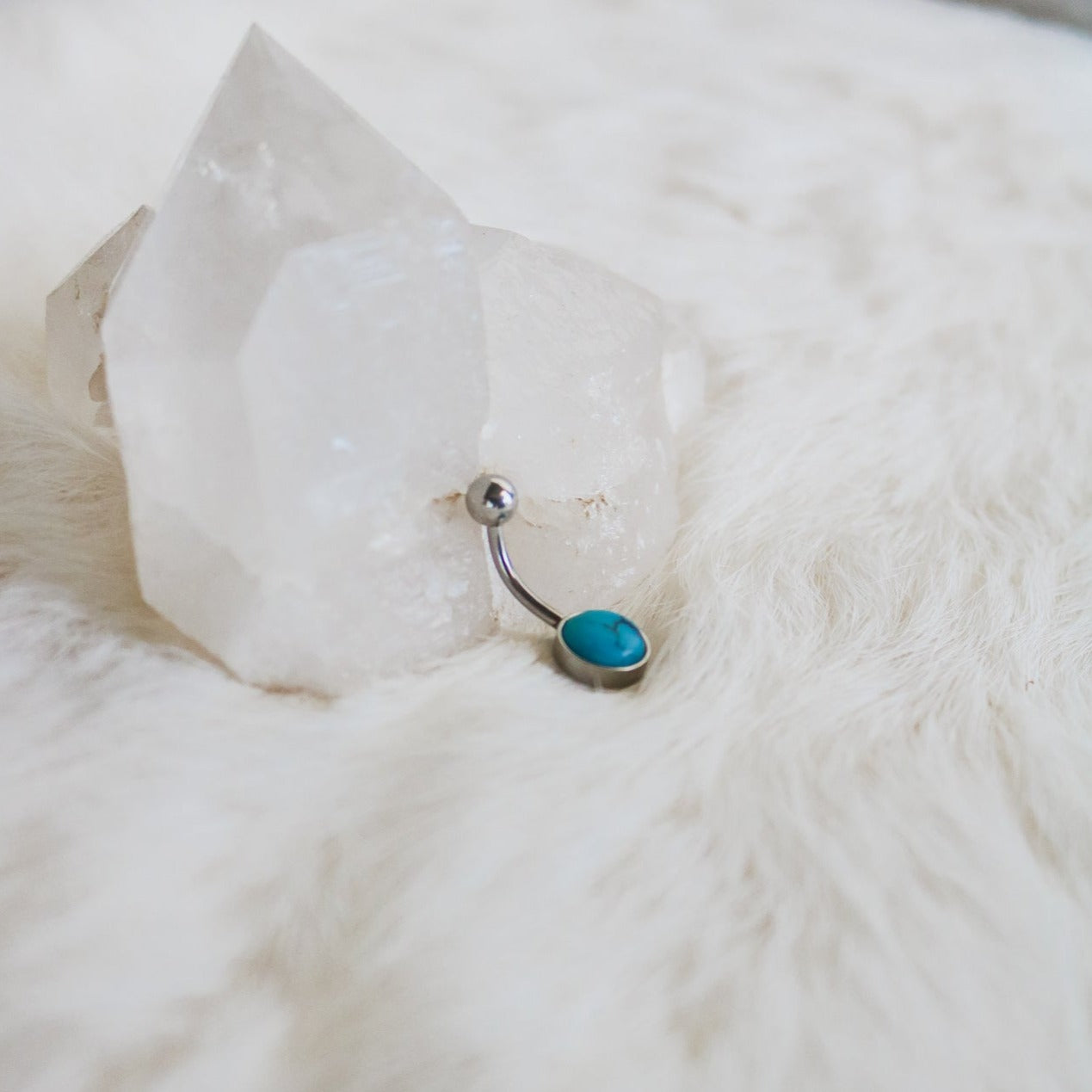 Turquoise Belly Ring