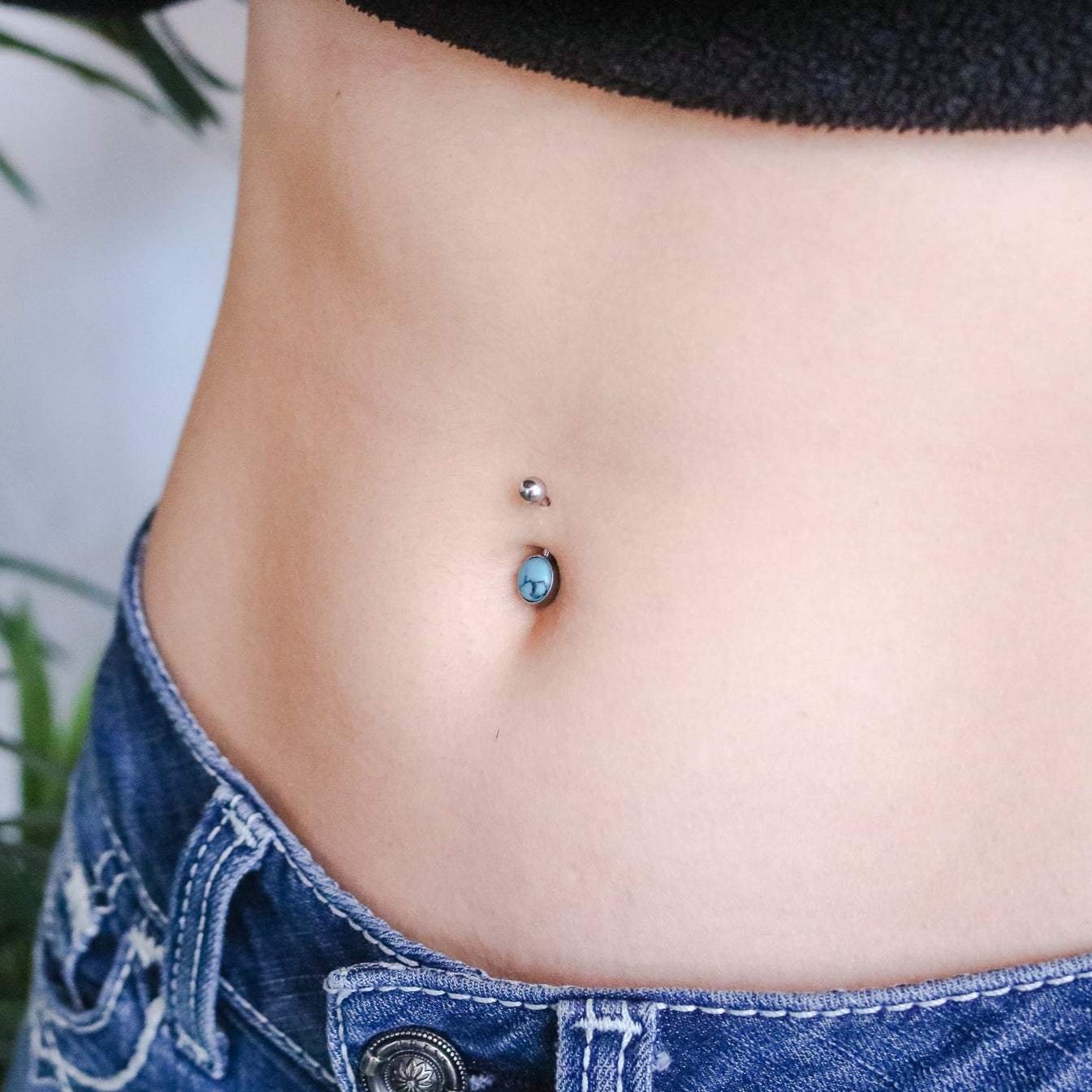 Turquoise Belly Ring