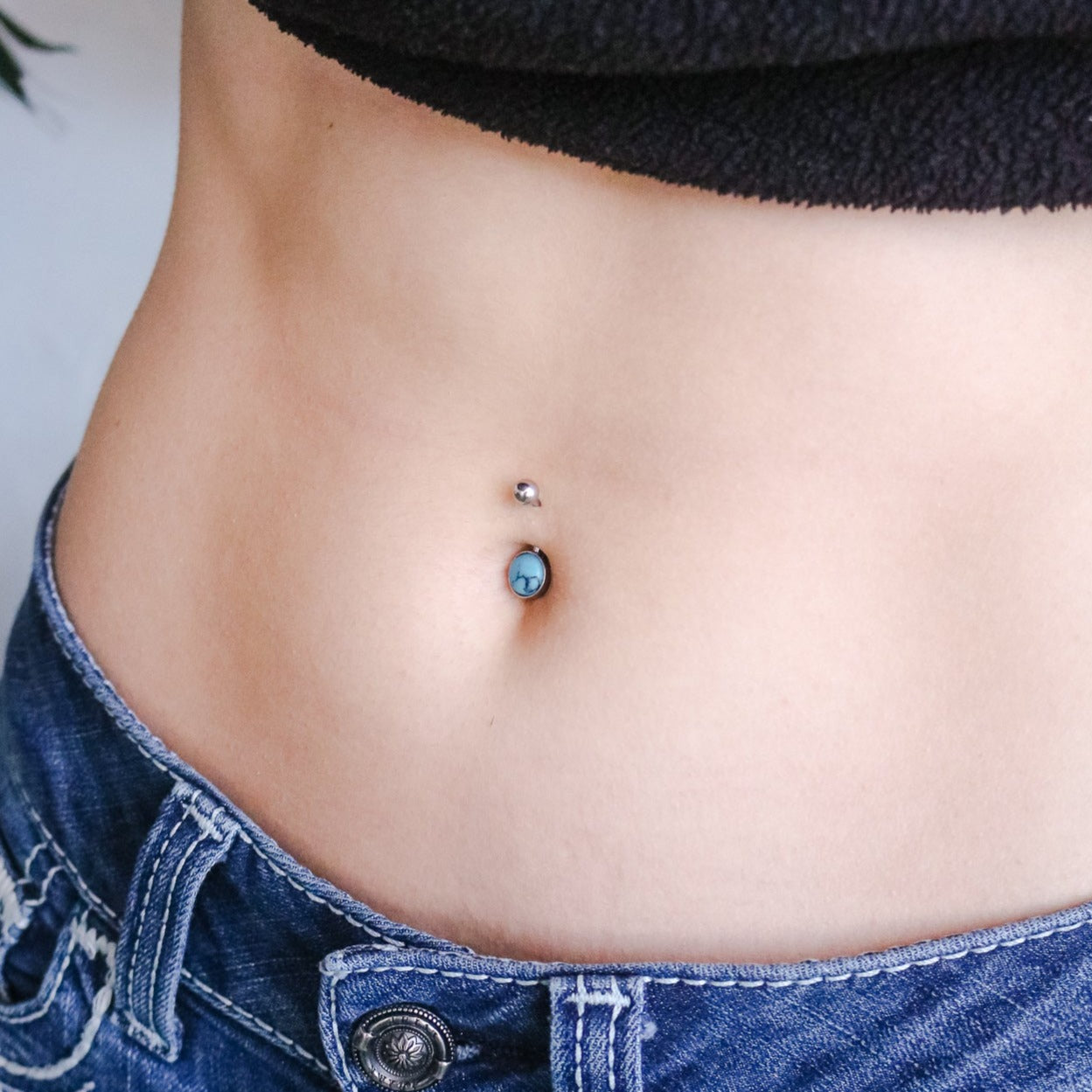Turquoise Belly Ring