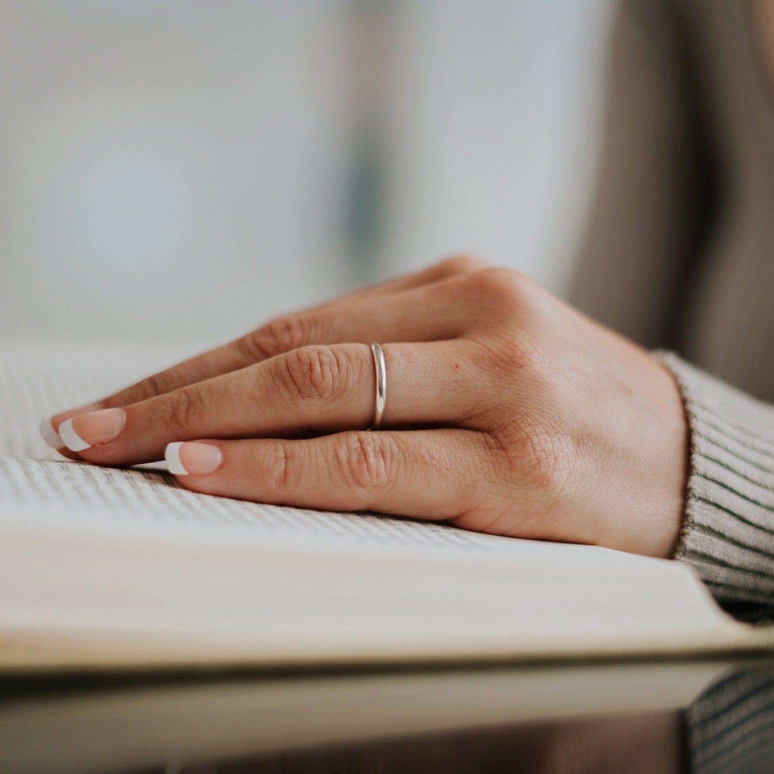 Simple Sterling Stacking Ring