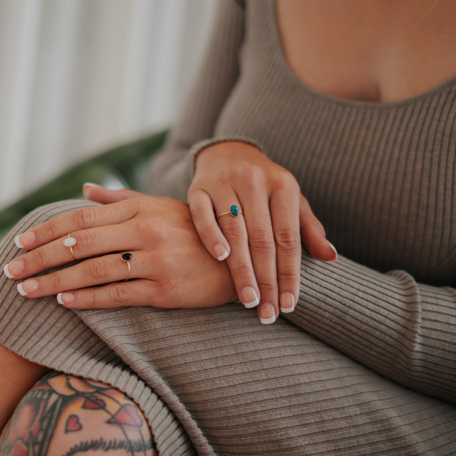 Durango Stacking Ring in Turquoise