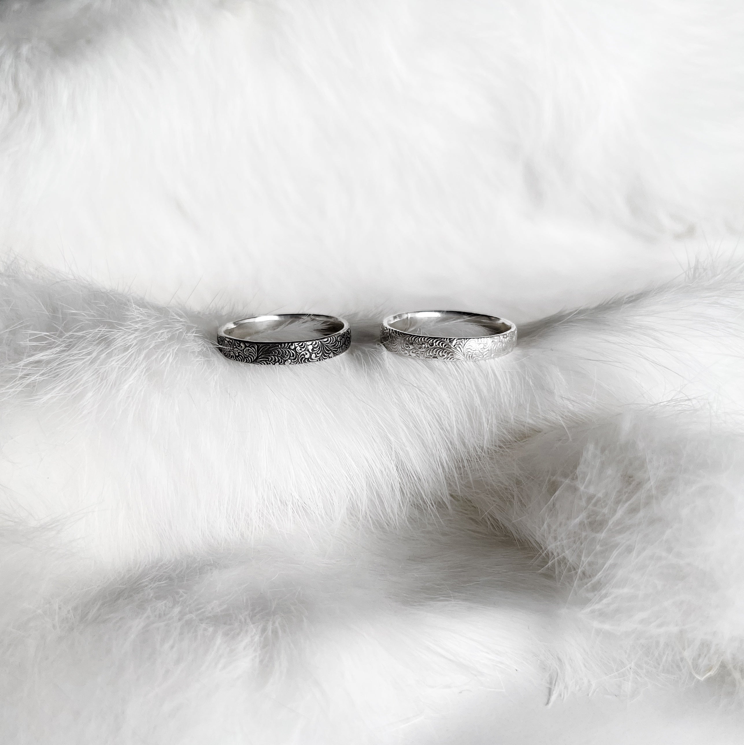 Cheyenne Tooled Stacking Ring