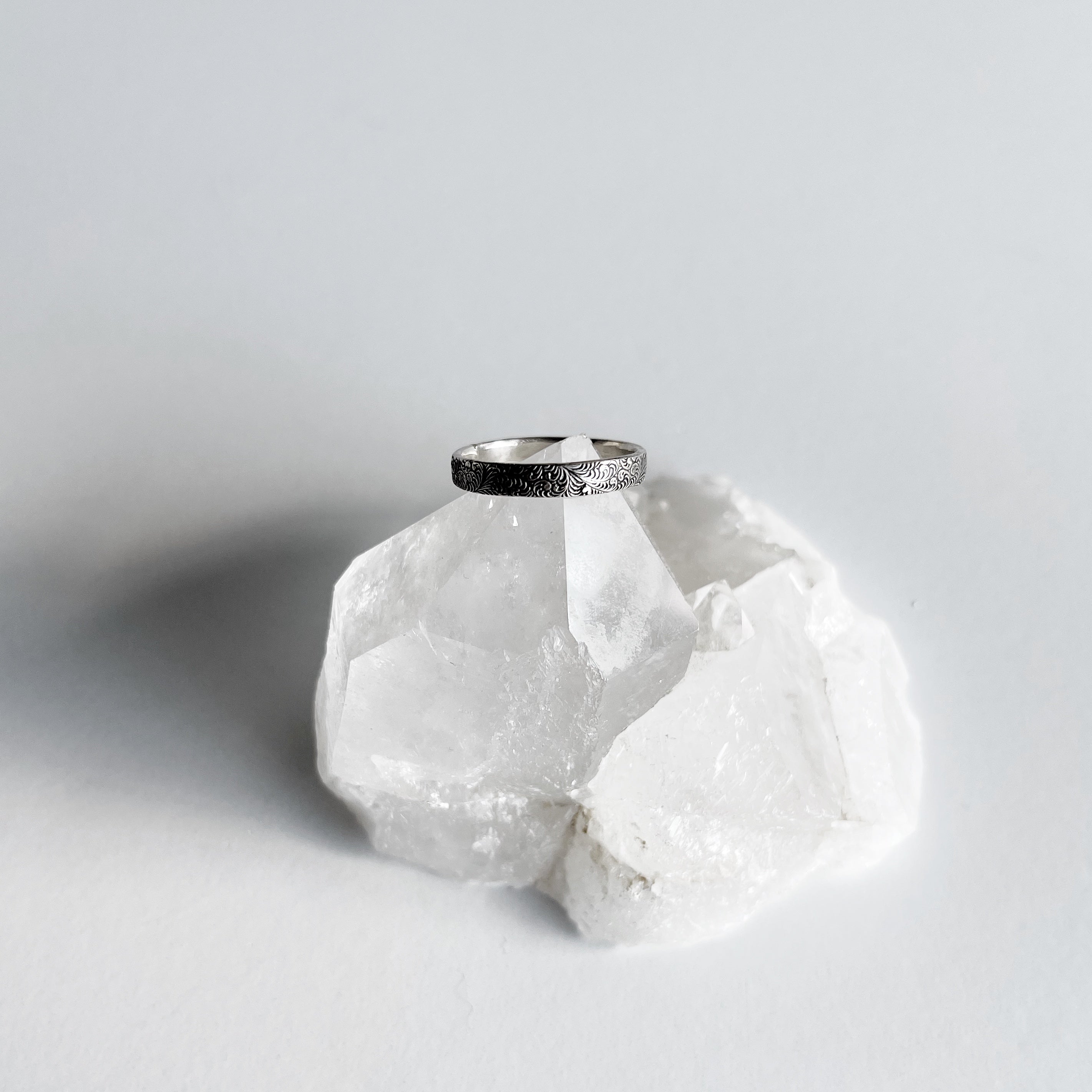 Cheyenne Tooled Stacking Ring