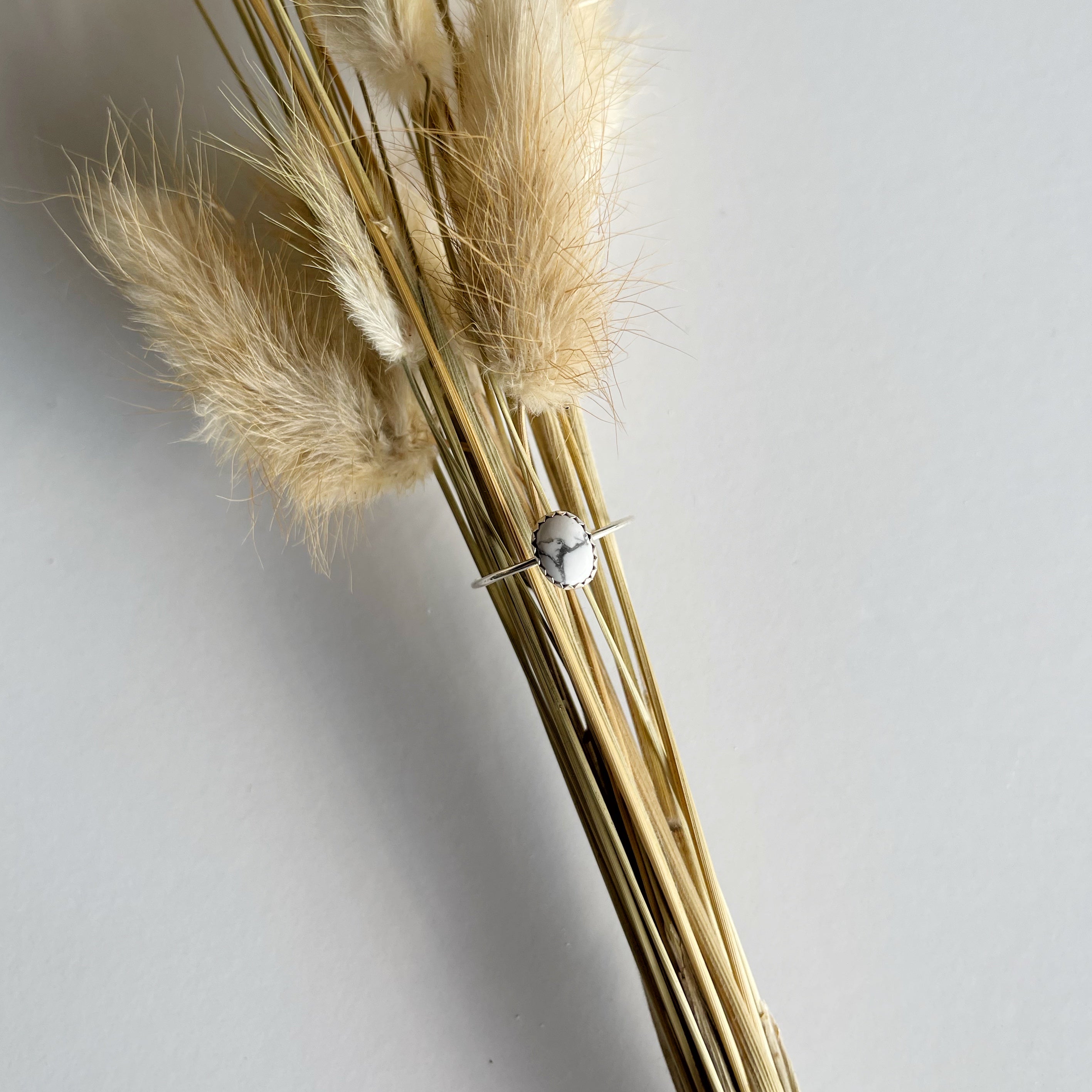 Durango Stacking Ring in 'White Buffalo'