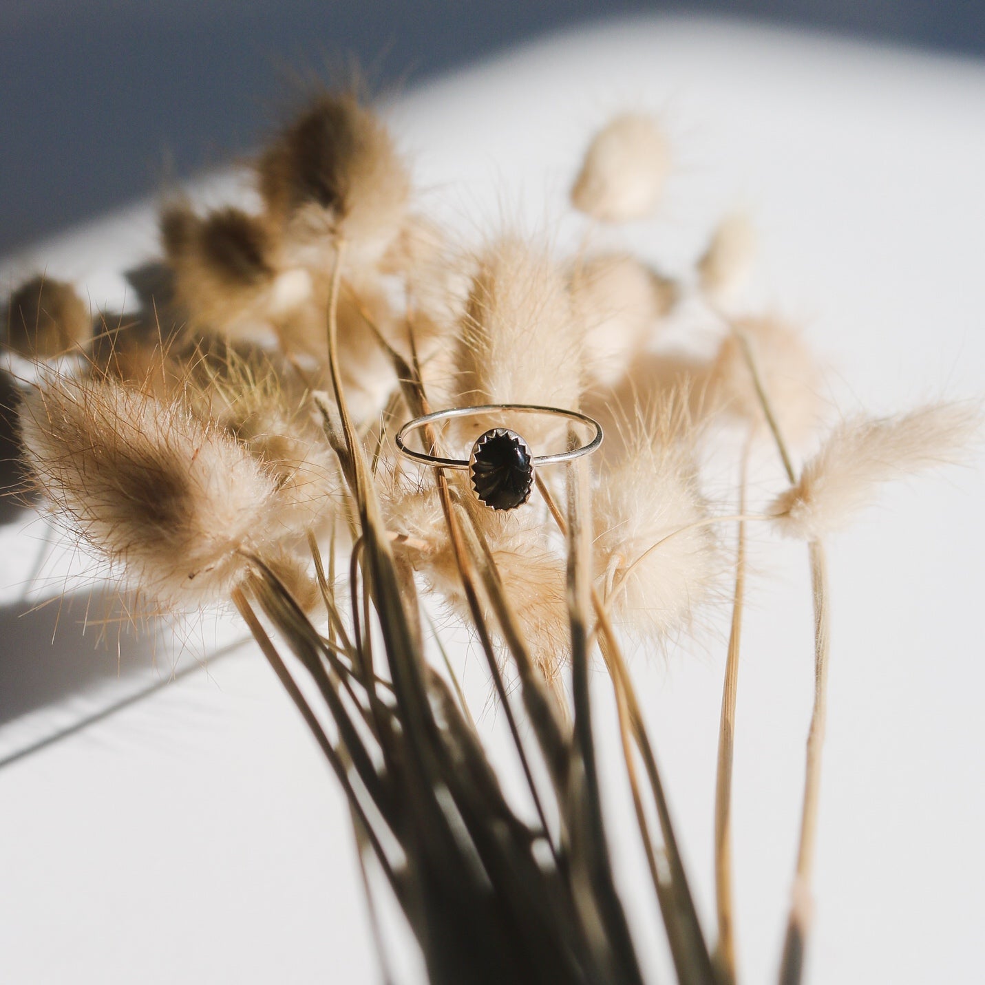 Durango Stacking Ring in Onyx