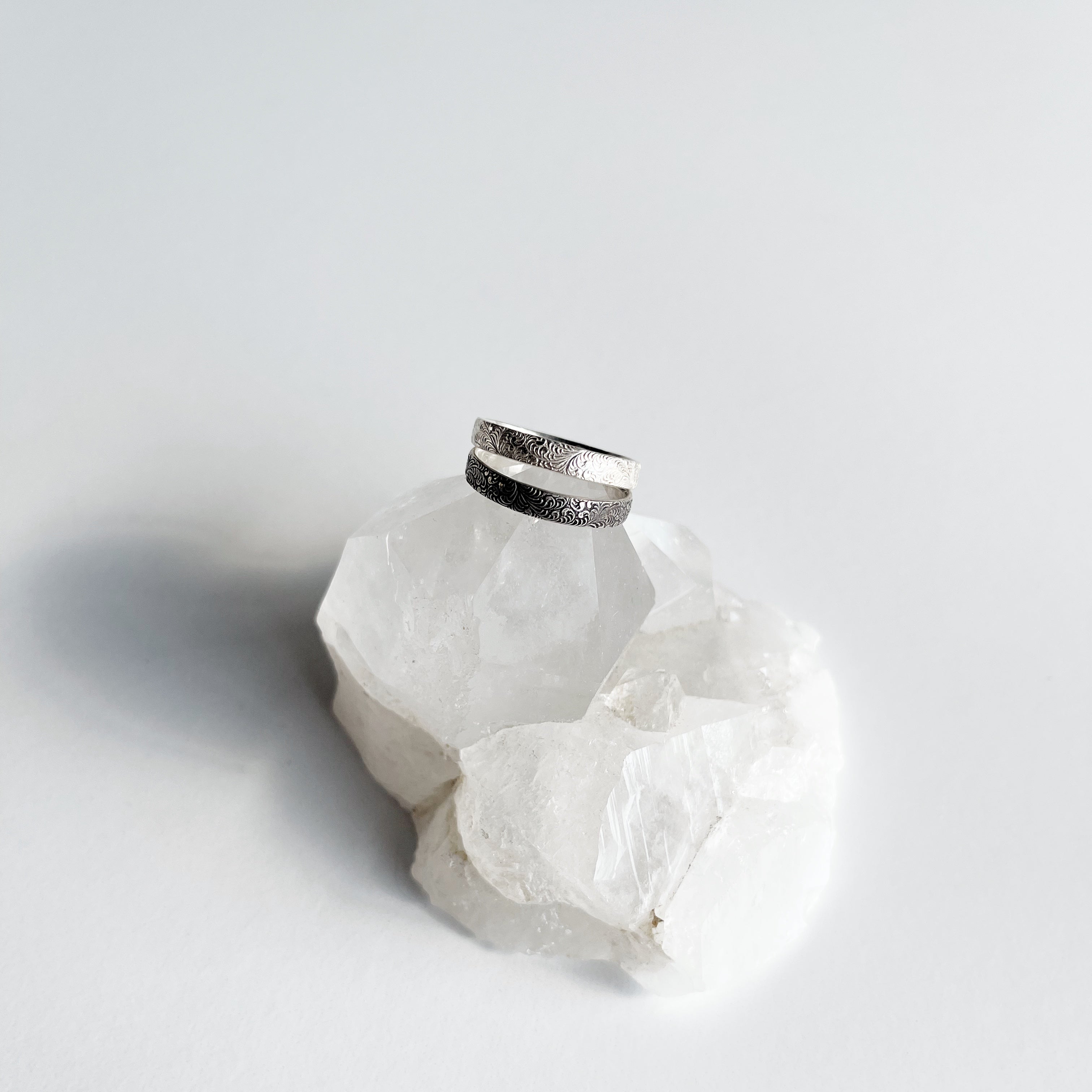 Cheyenne Tooled Stacking Ring