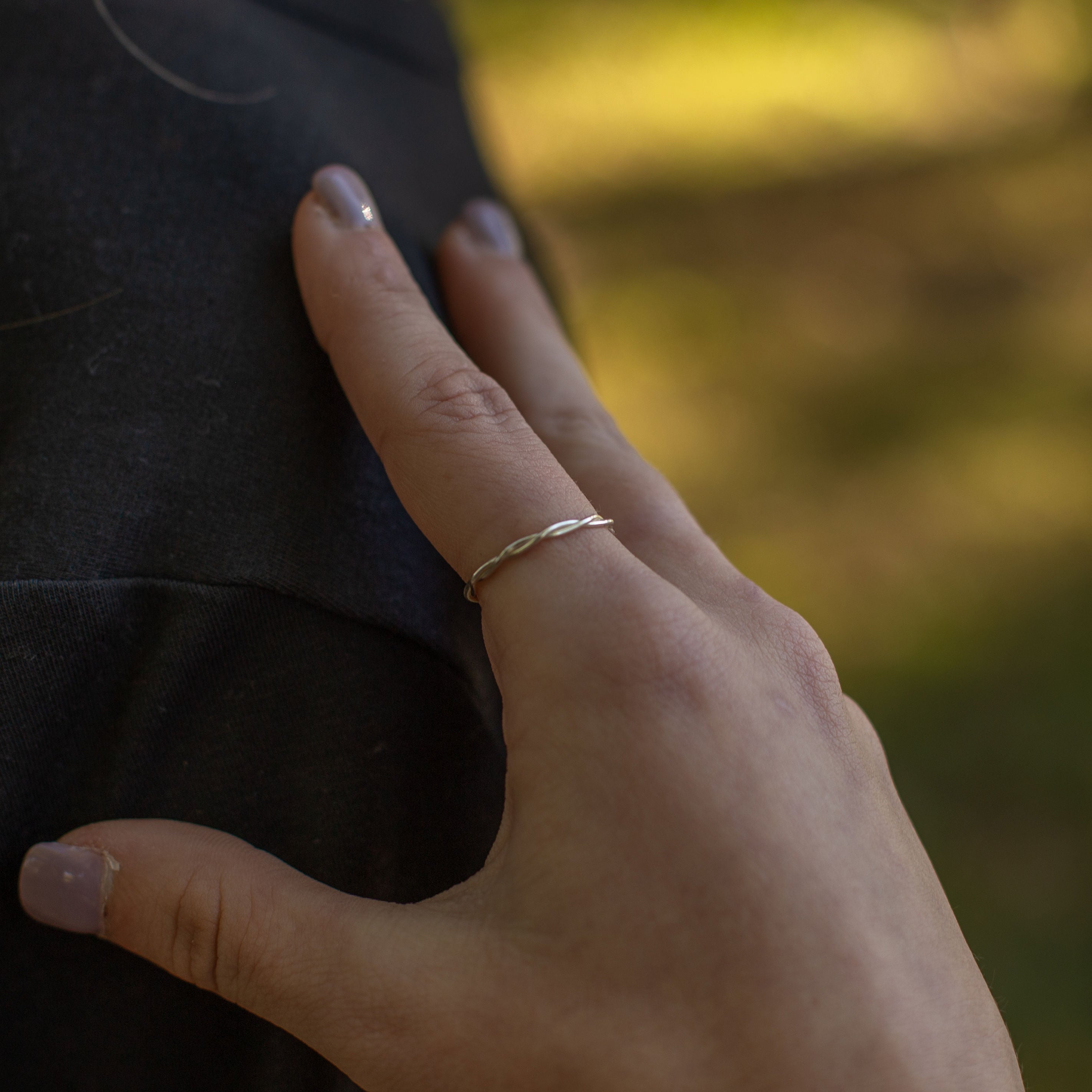 Braided Rope Stacking Ring