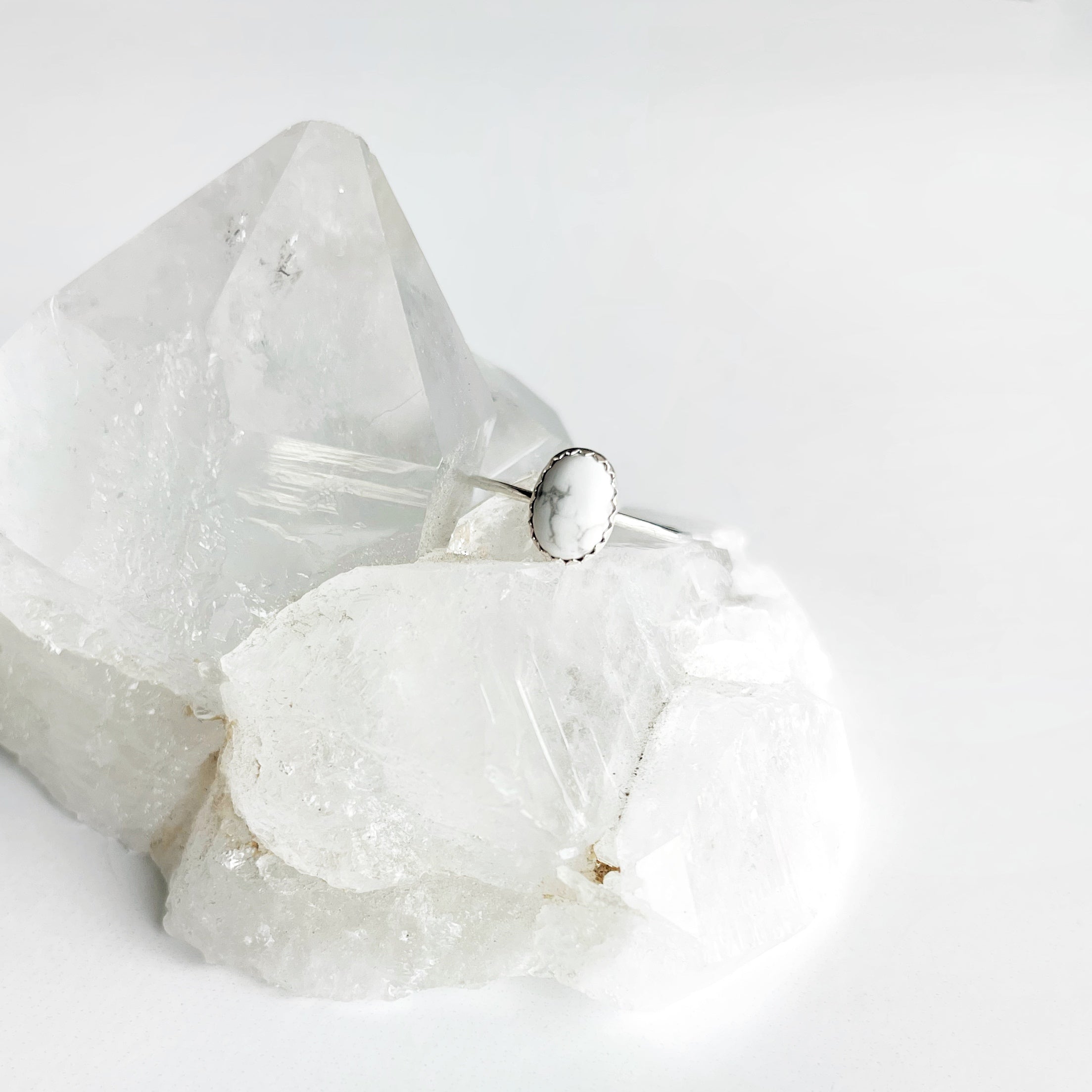 Durango Stacking Ring in 'White Buffalo'