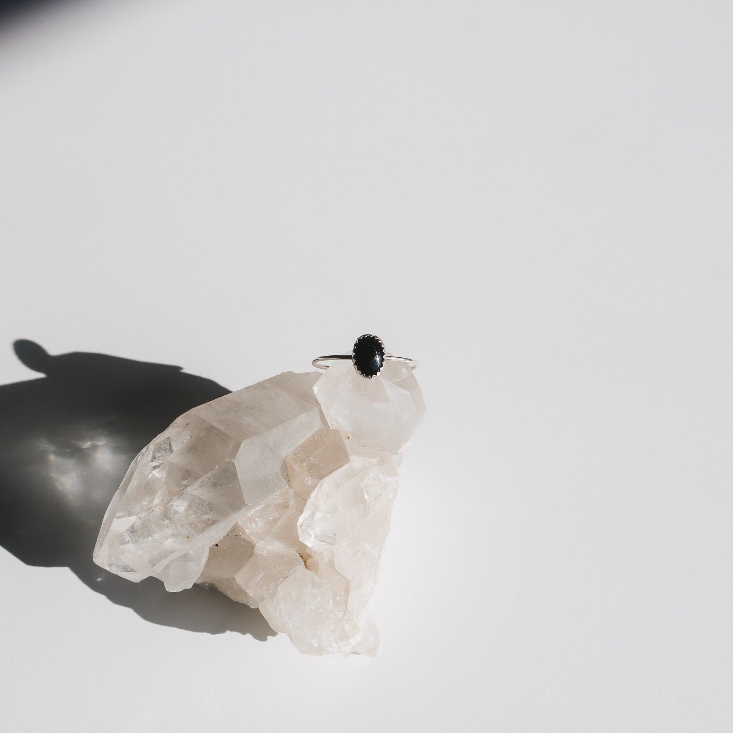 Durango Stacking Ring in Onyx