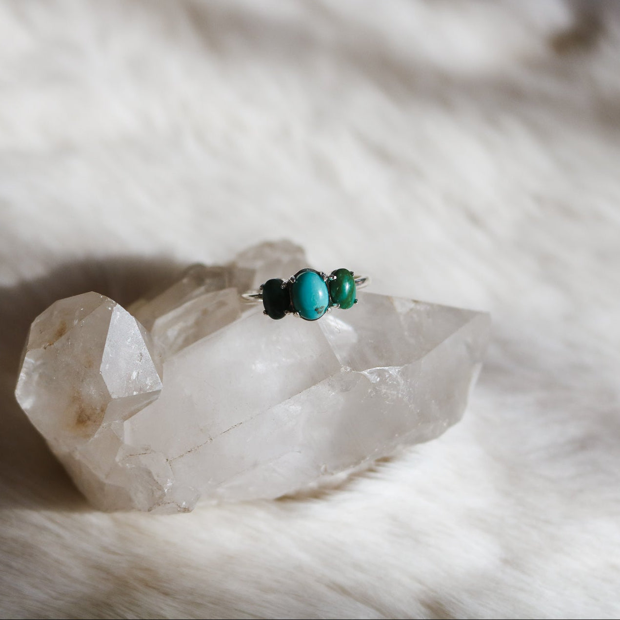 ‘Sierra’ Turquoise Engagement Ring // Made to Order