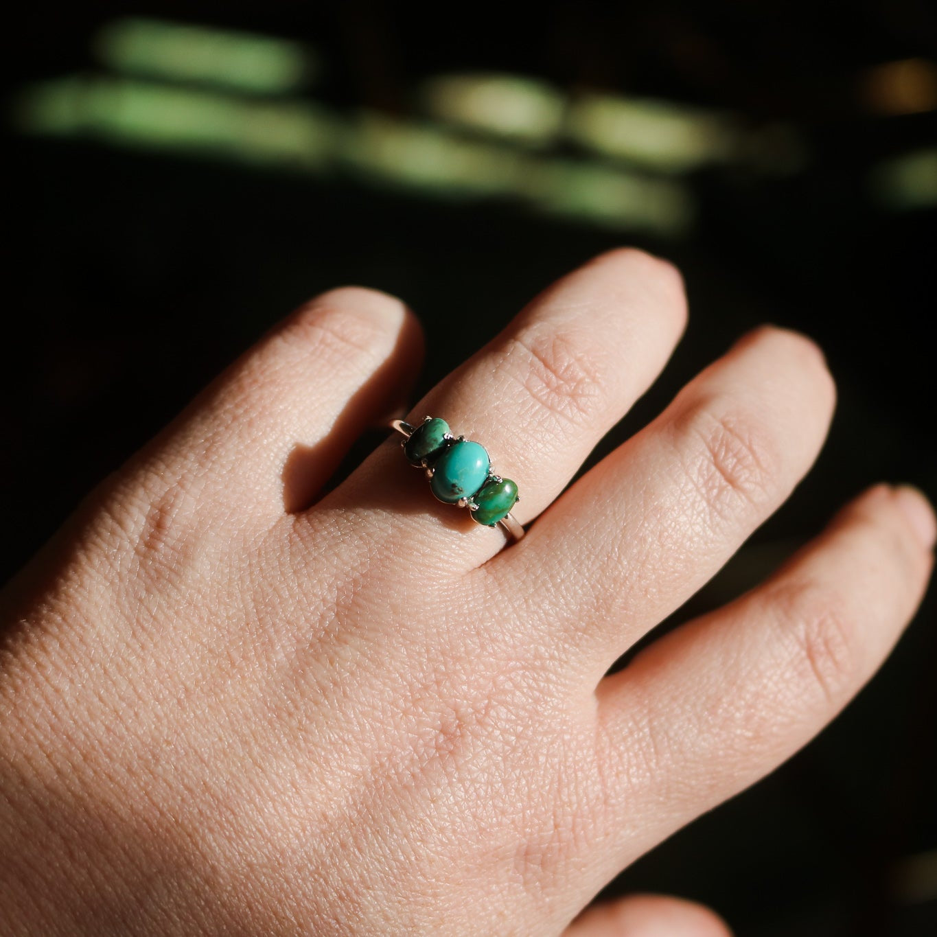 ‘Sierra’ Turquoise Engagement Ring // Made to Order