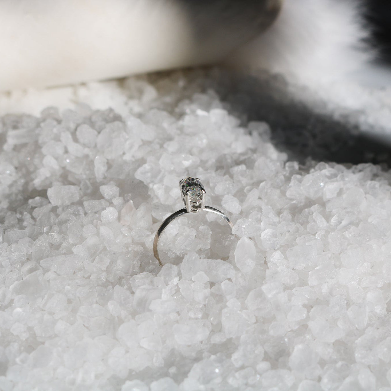 Marquise Cut Diamond Engagement Ring in 14K Yellow Gold // Made to Order