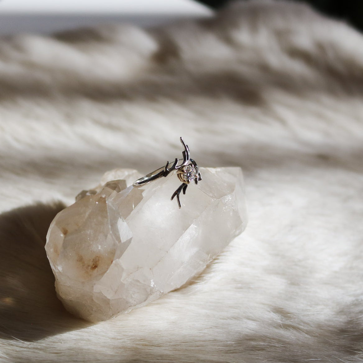 ‘Sable’ Diamond Engagement Ring // Made to Order