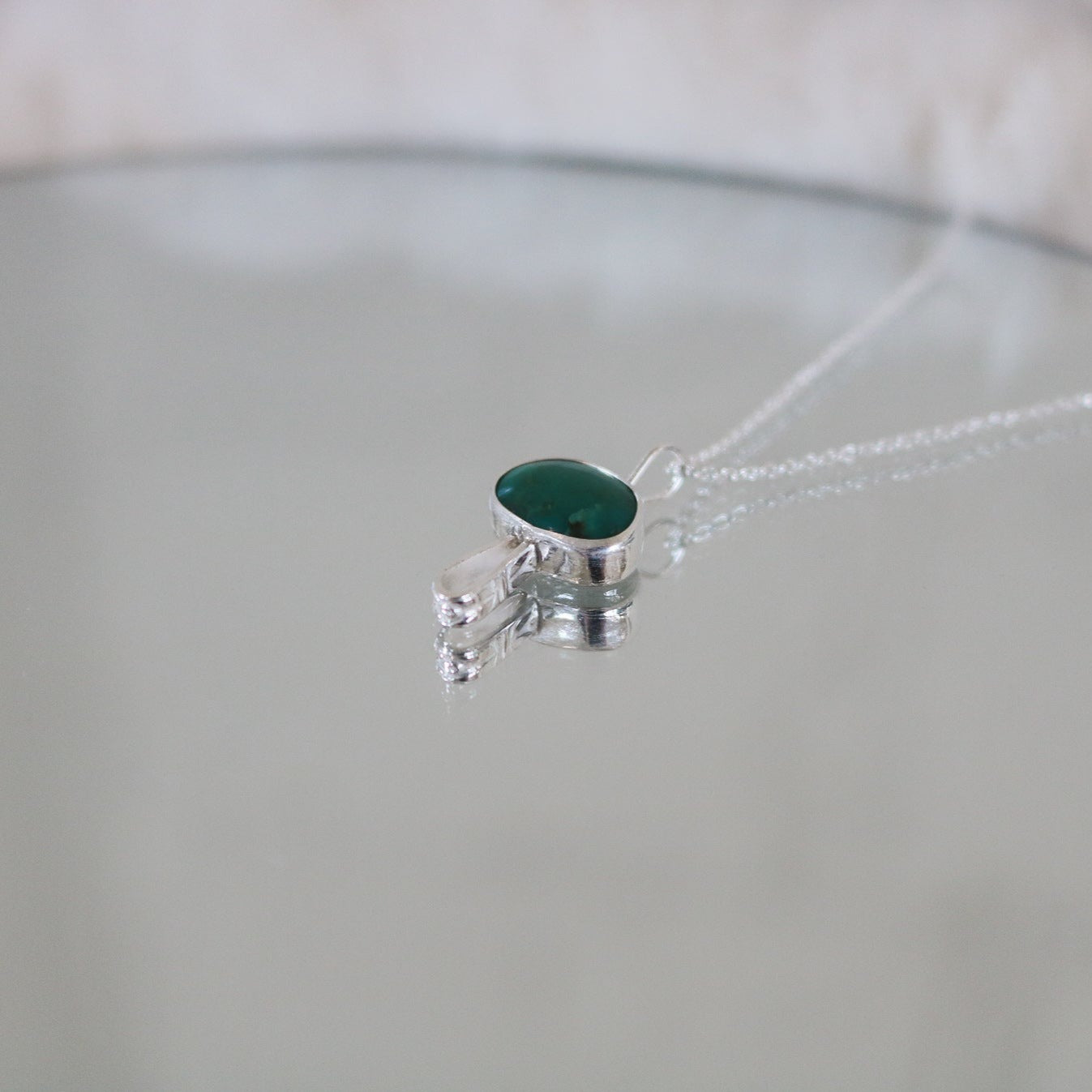 'Fun Guy' Mushroom Necklace in Fox Mine Turquoise // One of a Kind