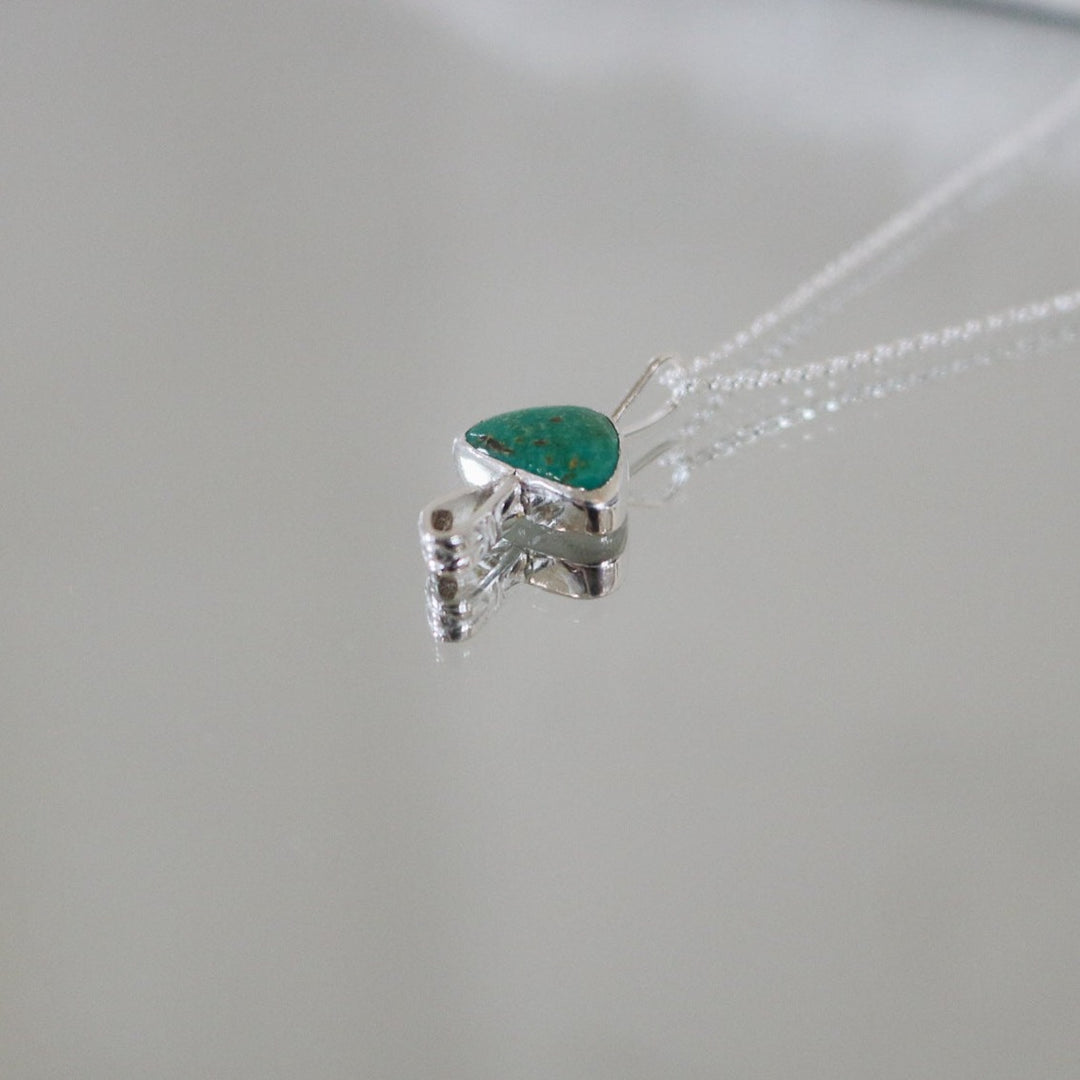 'Fun Guy' Mushroom Necklace in Kingman Turquoise // One of a Kind