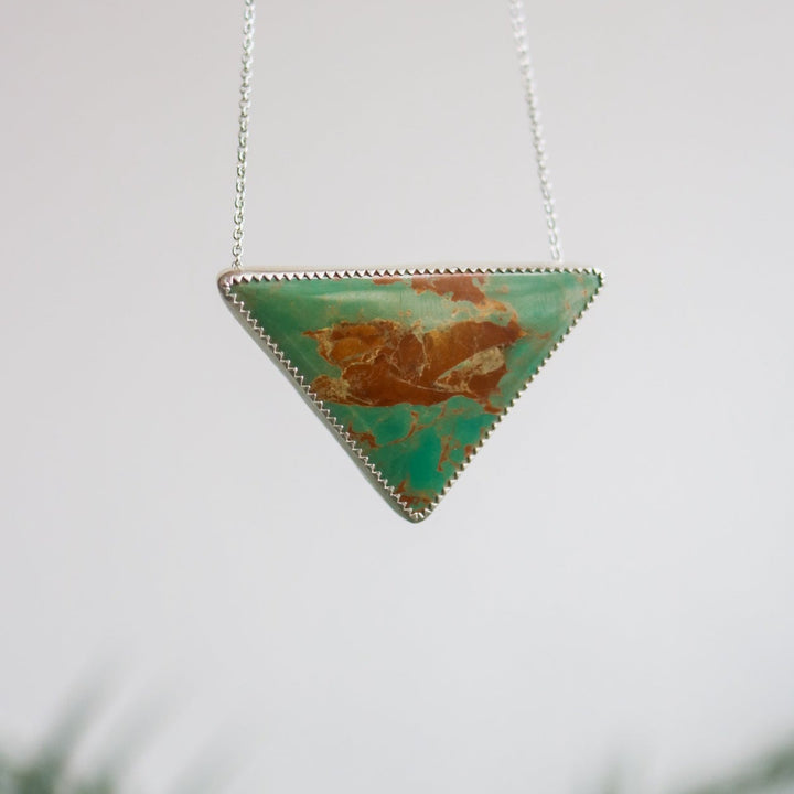 King's Manassa Turquoise Triangle Necklace