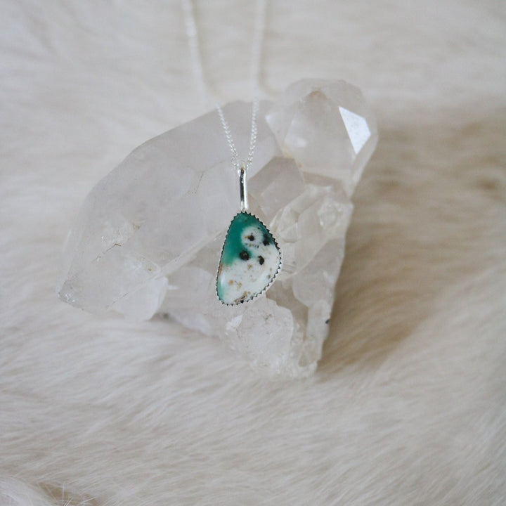 Hornfel Teardrop Necklace // One of a Kind