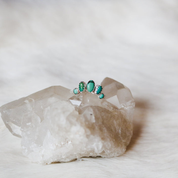 ‘Sonora’ Curved Turquoise Ring // Made to Order