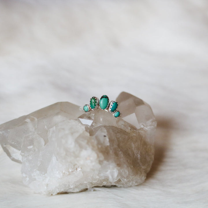 ‘Sonora’ Curved Turquoise Ring // Made to Order