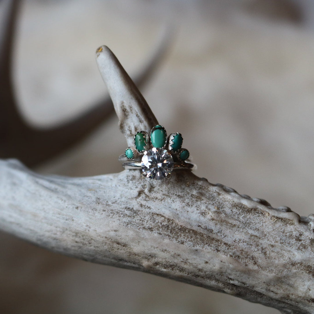 ‘Sonora’ Curved Turquoise Ring // Made to Order
