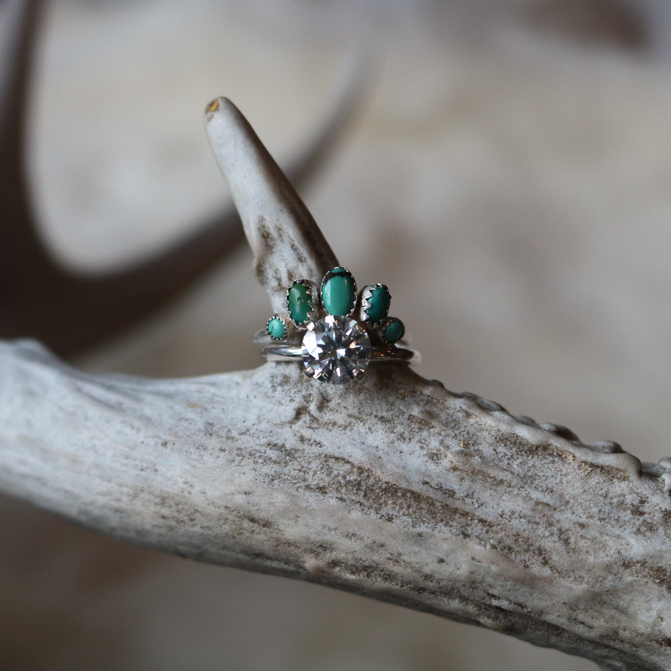 ‘Sonora’ Curved Turquoise Ring // Made to Order