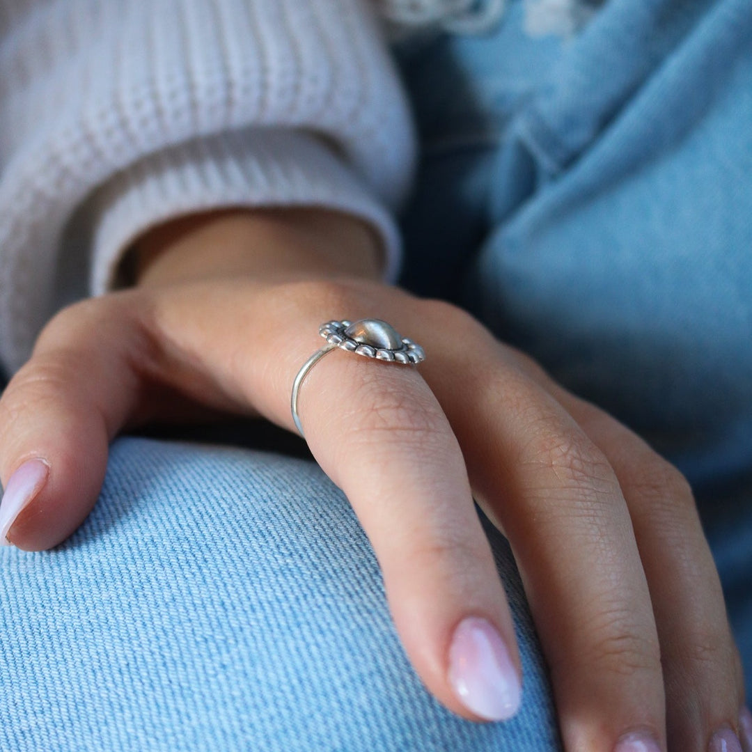 Mirror Concho Stacking Ring