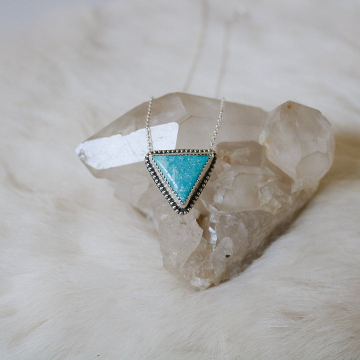 Whitewater Kingman Turquoise Triangle Necklace