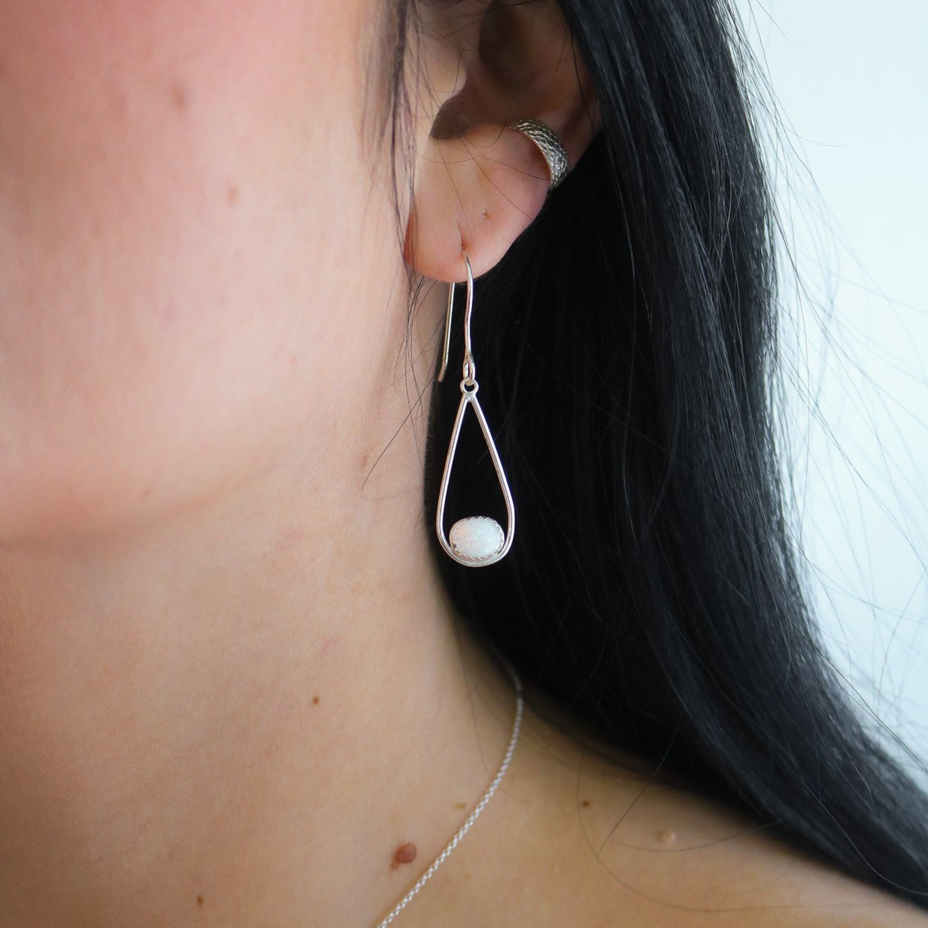 White Sands Drop Earrings