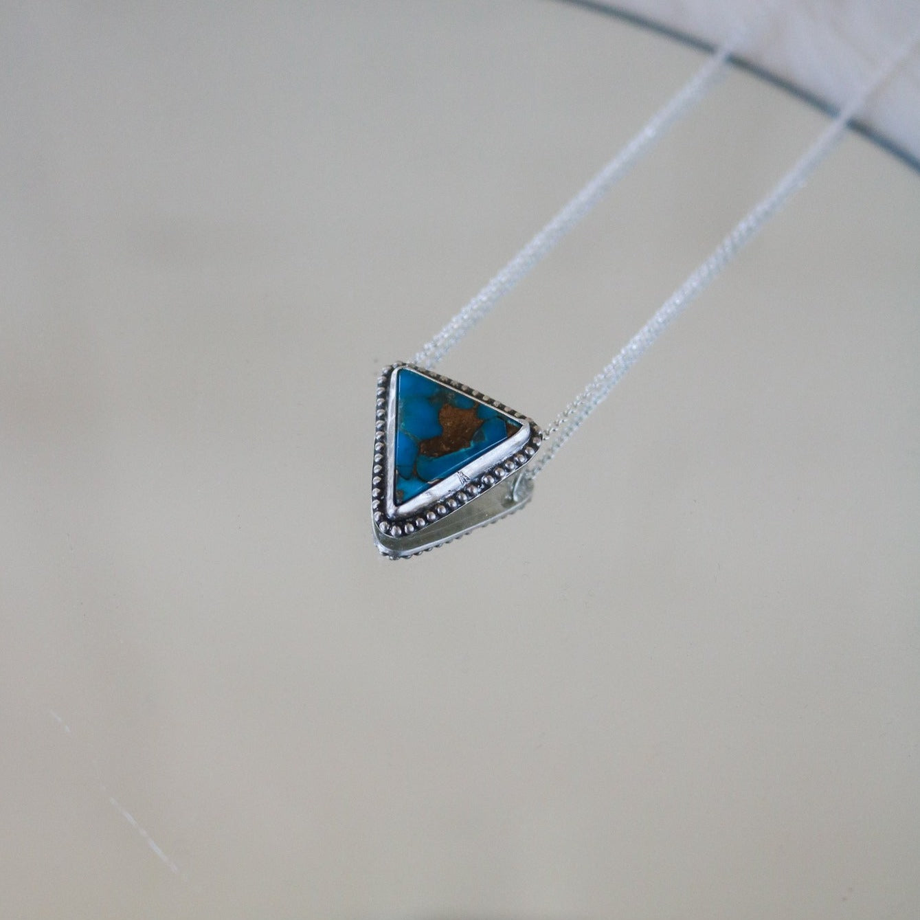 Turquoise deals triangle pendant