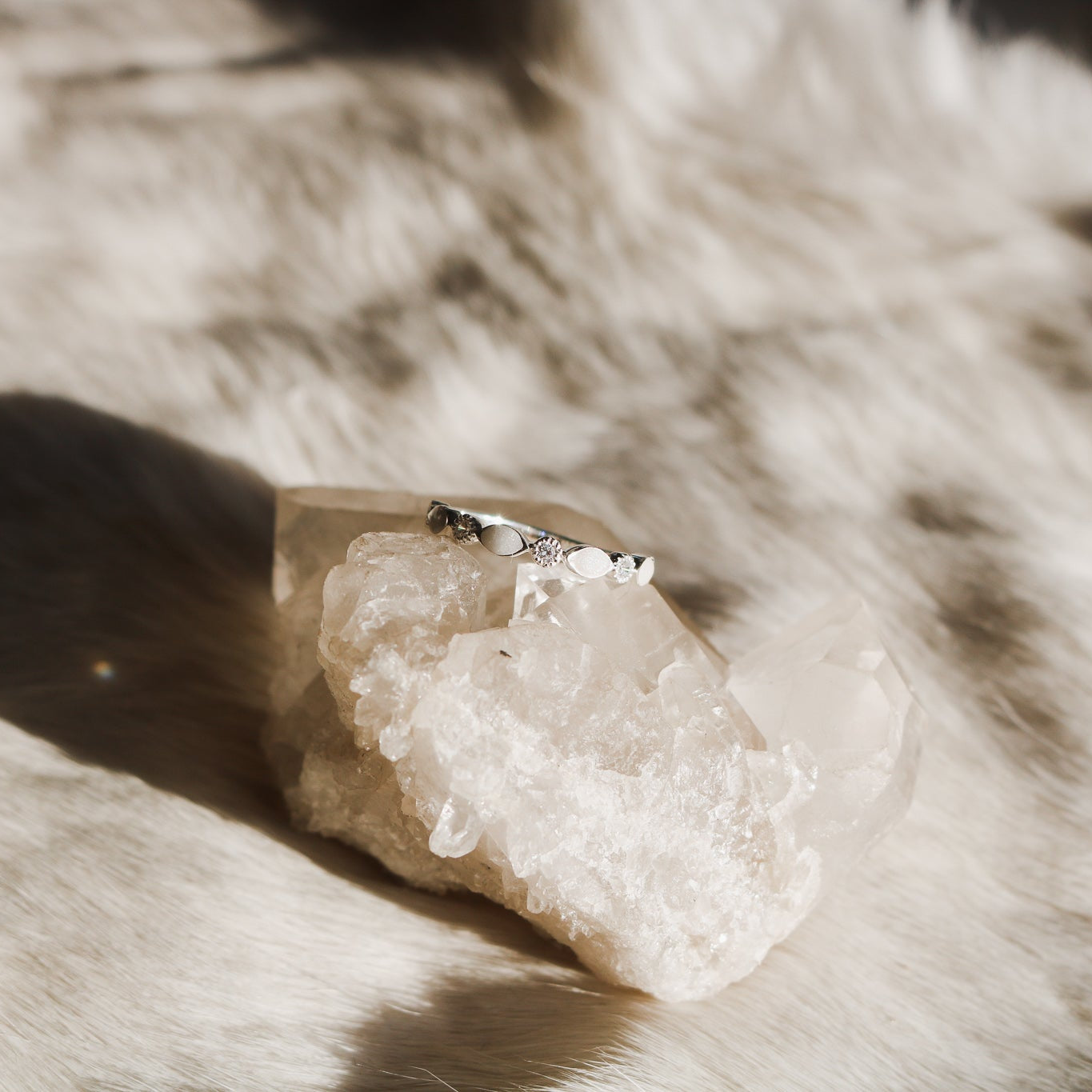 'Ever' Custom Breastmilk + Birthstone Eternity Ring // Made to Order