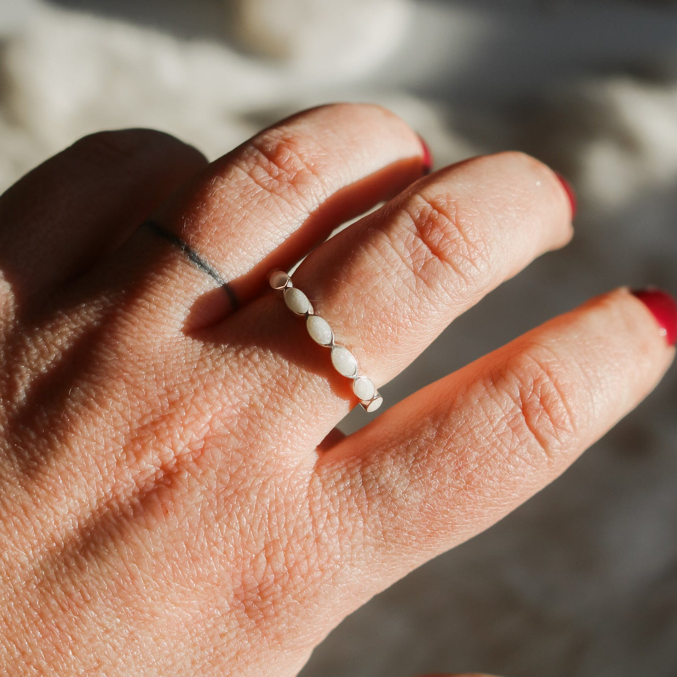 'Reverie' Custom Breastmilk Eternity Ring // Made to Order