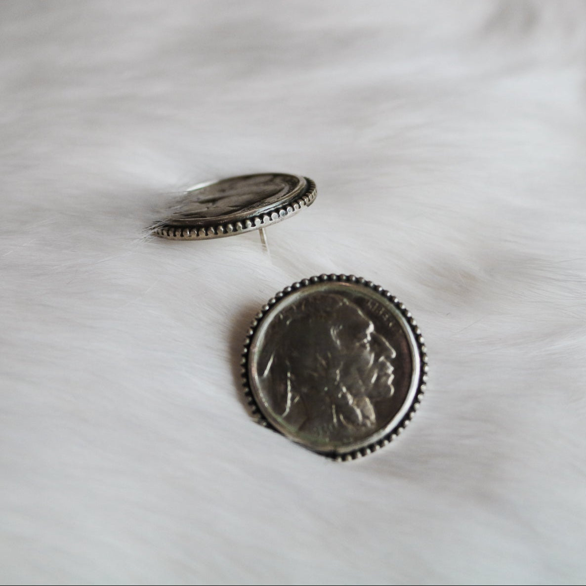 Buffalo Nickel Studs // Made to Order