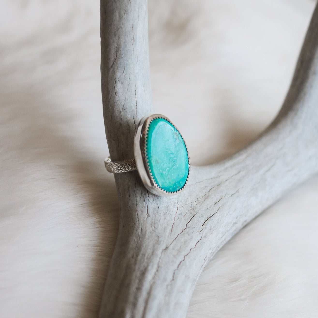 American Turquoise Ring - Size 9 // One of a Kind