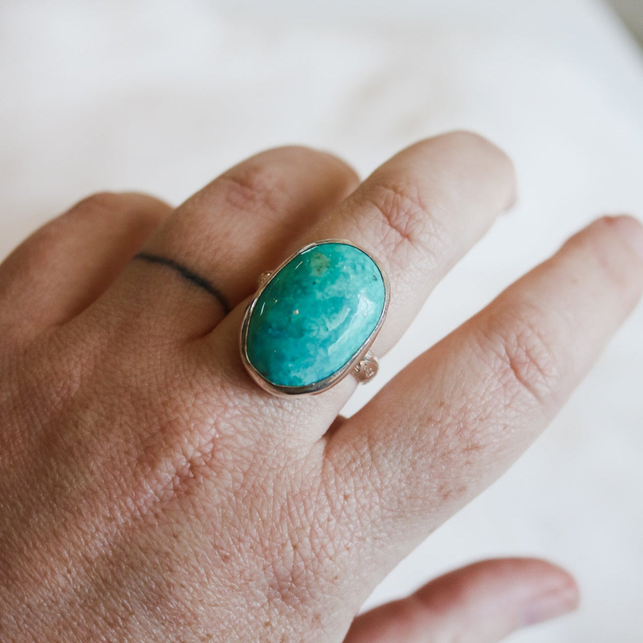 American Turquoise Ring - Size 8.5 // One of a Kind