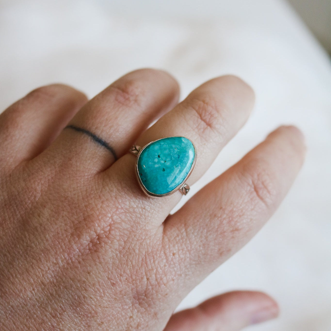 American Turquoise Ring - Size 8 // One of a Kind