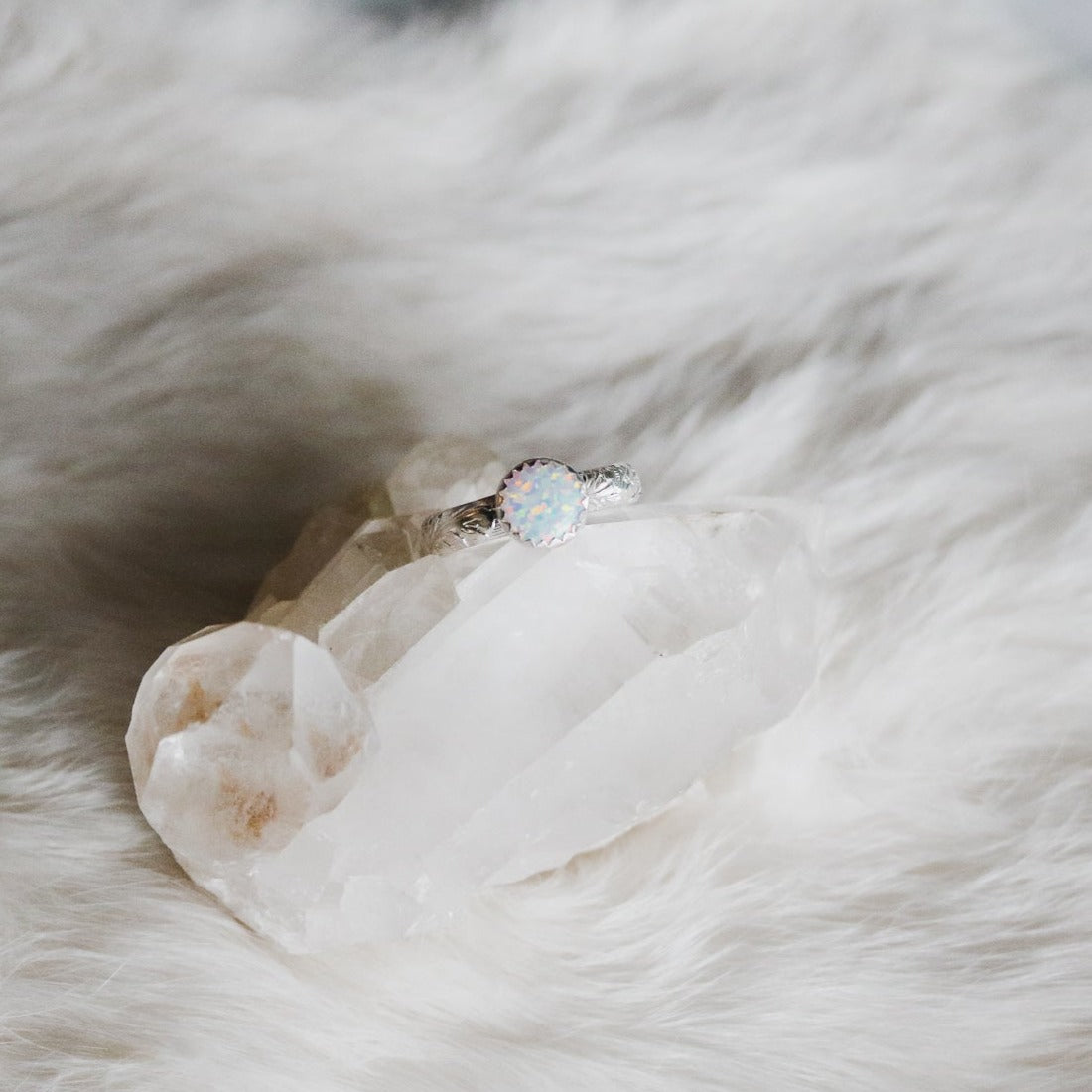 Sweetwater Trio Matched Set in White Opal // Made to Order