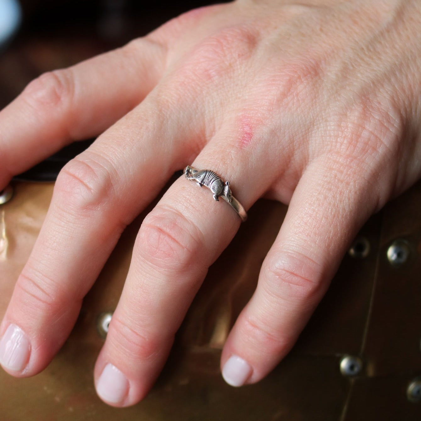 Armadillo Stacking Ring // Made to Order