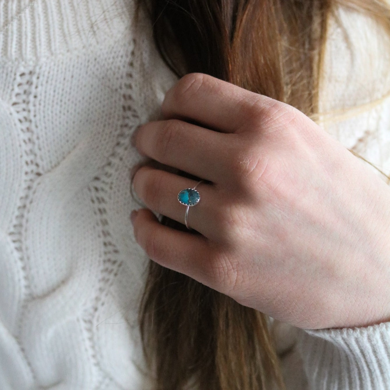 Durango Stacking Ring in Turquoise