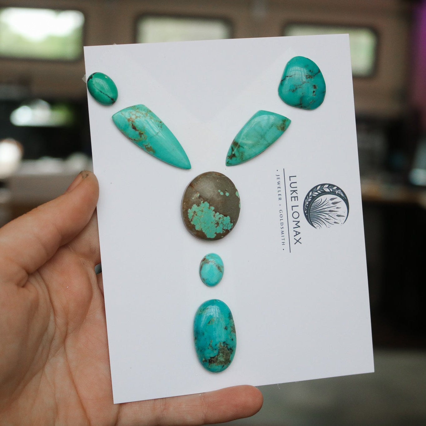 #8 Turquoise Lariat Deposit // Custom Build + Made to Order