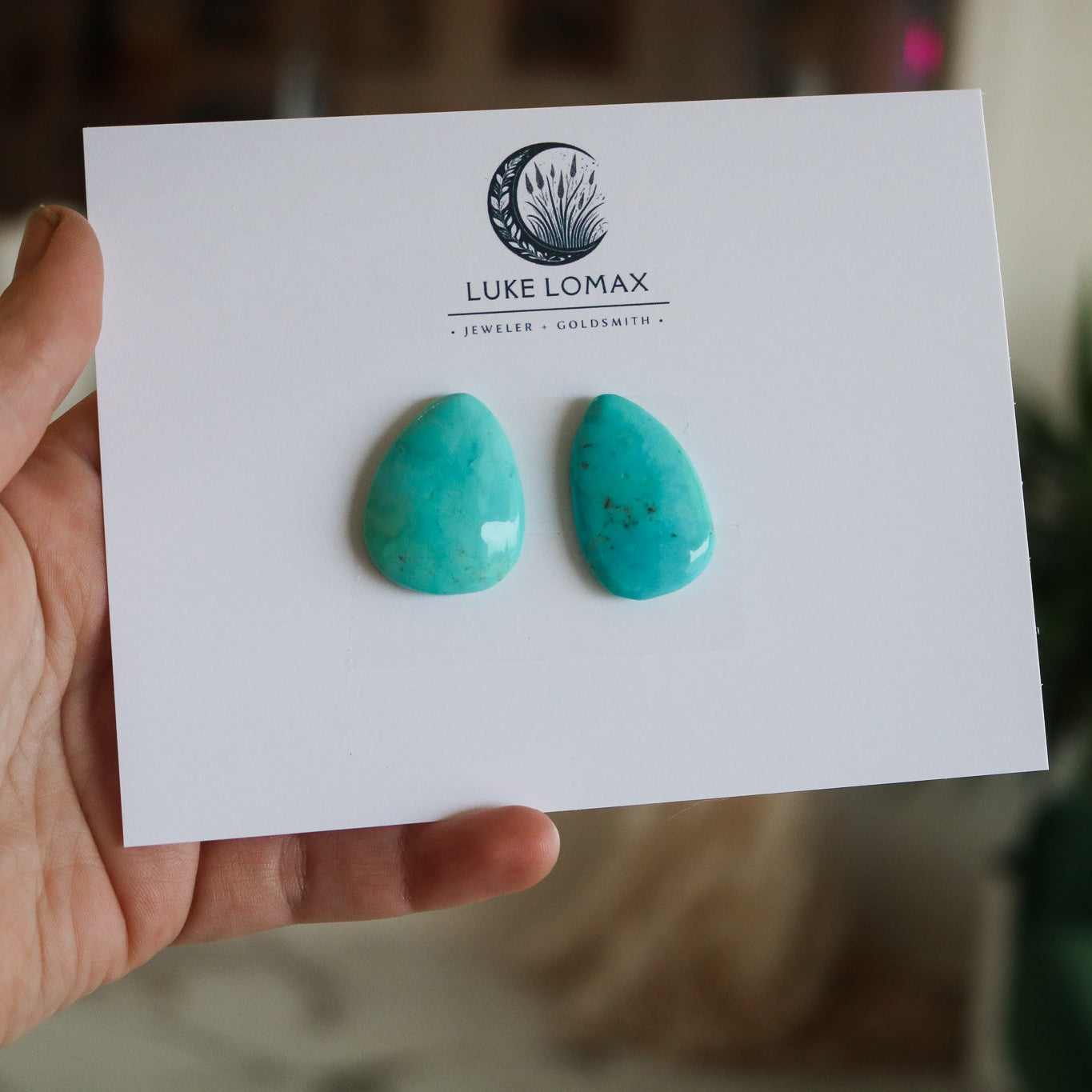 Kingman Turquoise Earrings Deposit // Custom Build + Made to Order