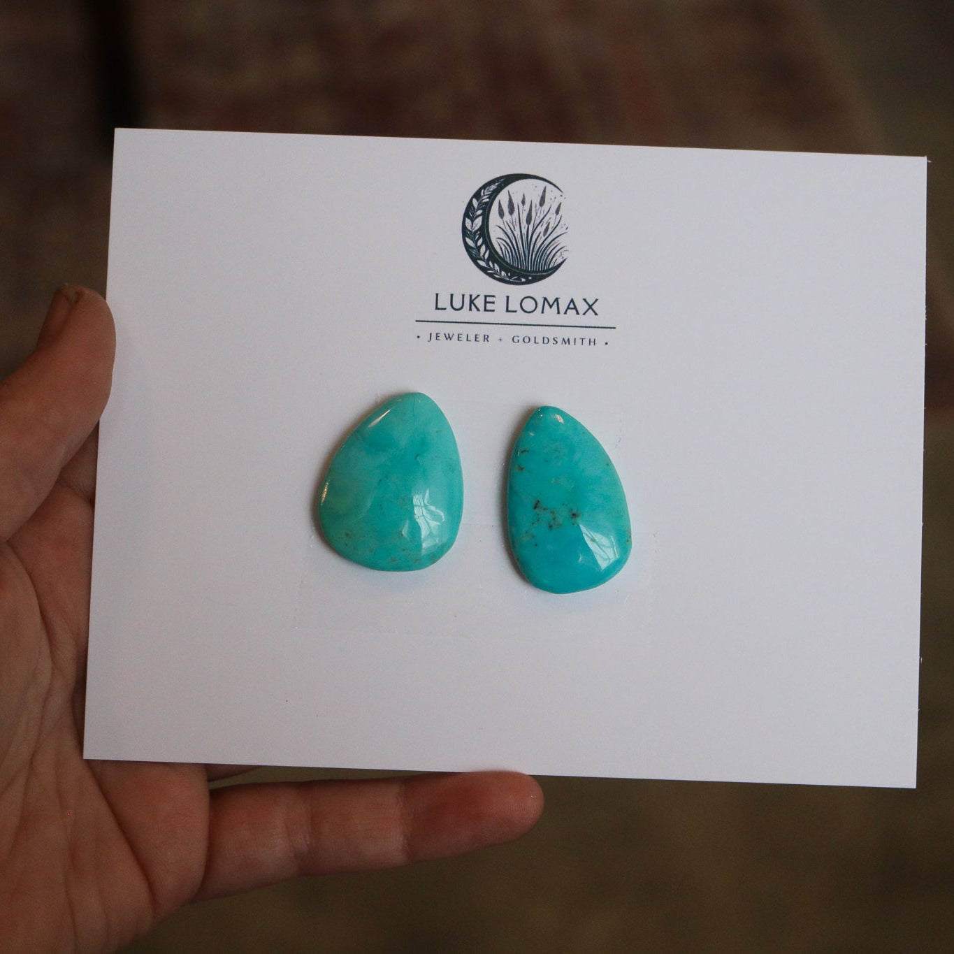 Kingman Turquoise Earrings Deposit // Custom Build + Made to Order