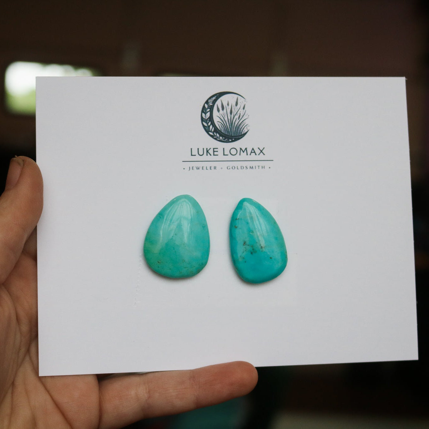 Kingman Turquoise Earrings Deposit // Custom Build + Made to Order