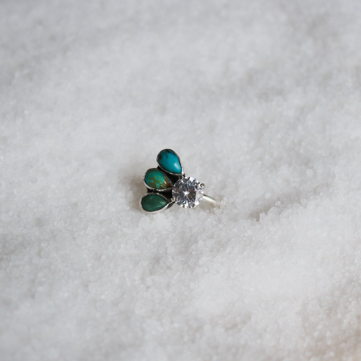 'Verde' Diamond Ring Size 8 // One of a Kind + Ready to Ship
