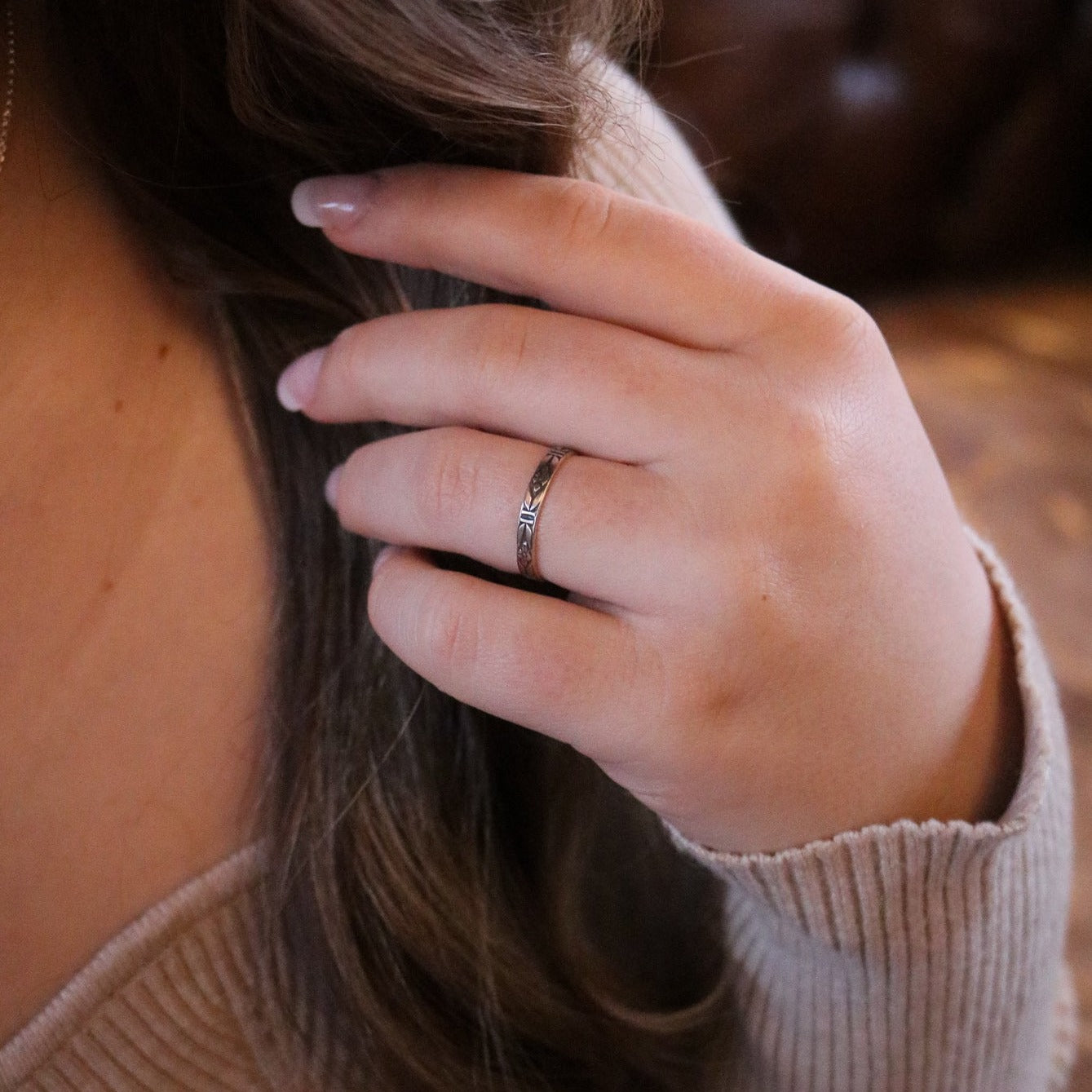 Fleur Stacking Ring