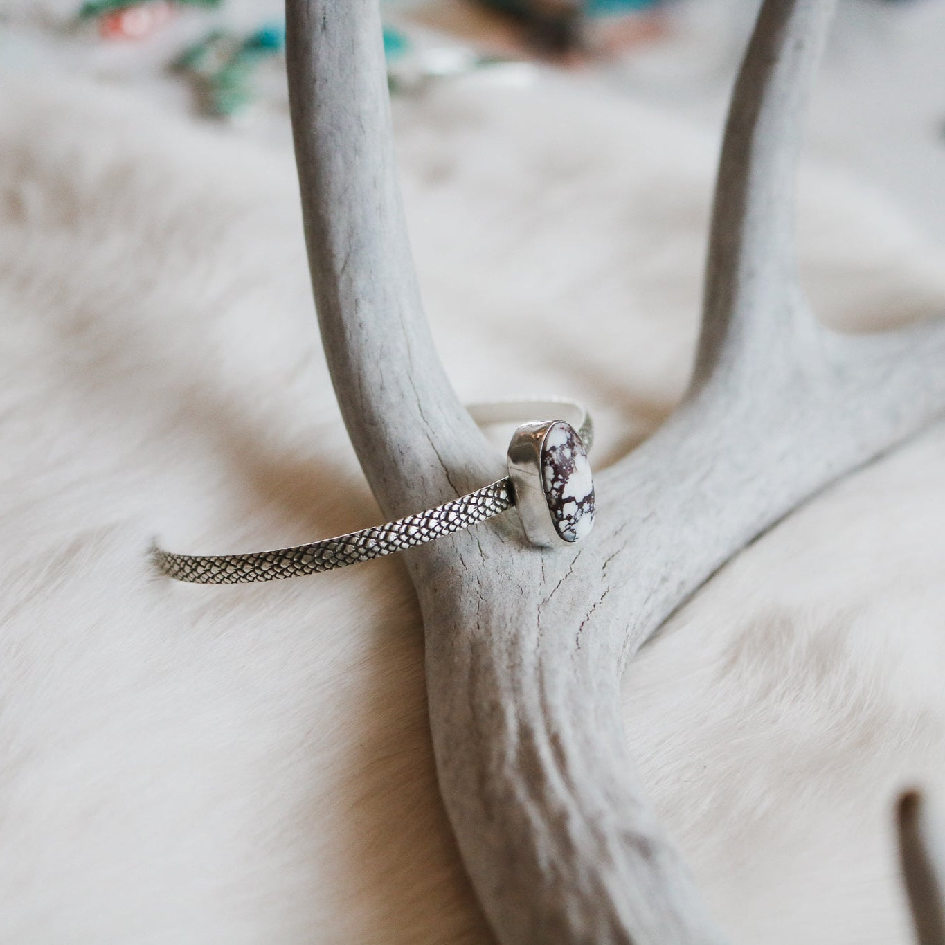 Wild Horse Stacking Cuff 6-6.5" Wrist // One of a Kind