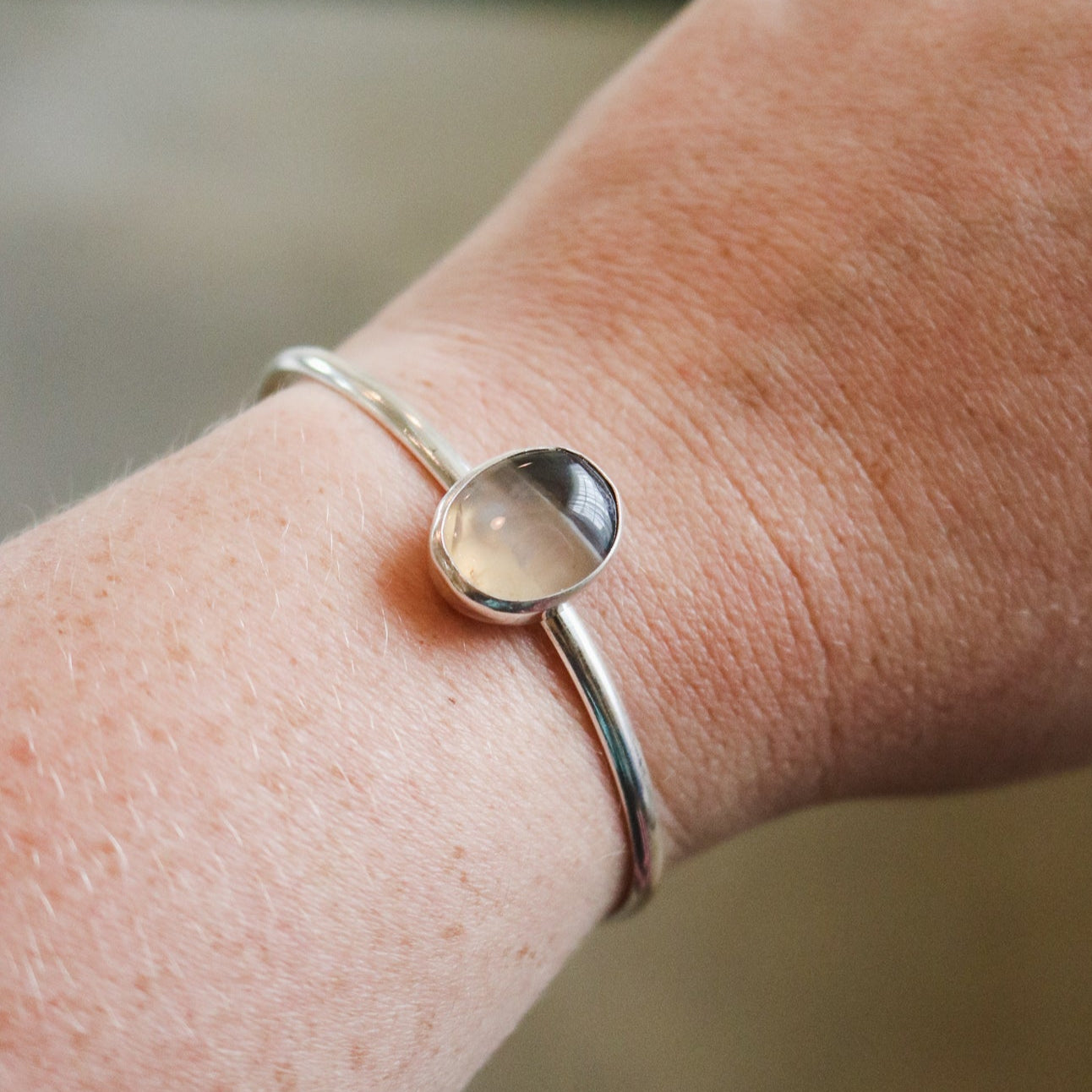 Montana Agate Stacking Cuff 6.5-7" Wrist // One of a Kind